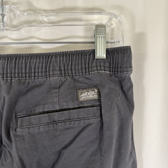 Eddie Bauer Joggers Women's 2 Grey Pull On Drawstring Mid Rise Cotton Blend - Picture 11 of 11